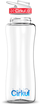 Custom 32oz. Plastic Bottle & Comfort Grip Lid