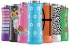 Custom 42oz. Stainless Steel Bottle & Comfort Grip Lid