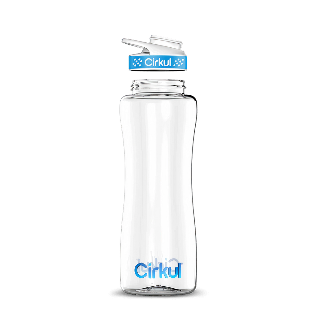 Custom 32oz. Plastic Bottle & Comfort Grip Lid