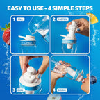 22oz. Plastic Bottle, LifeSip® Fruit Punch, & 18pk Cirkul® Singles